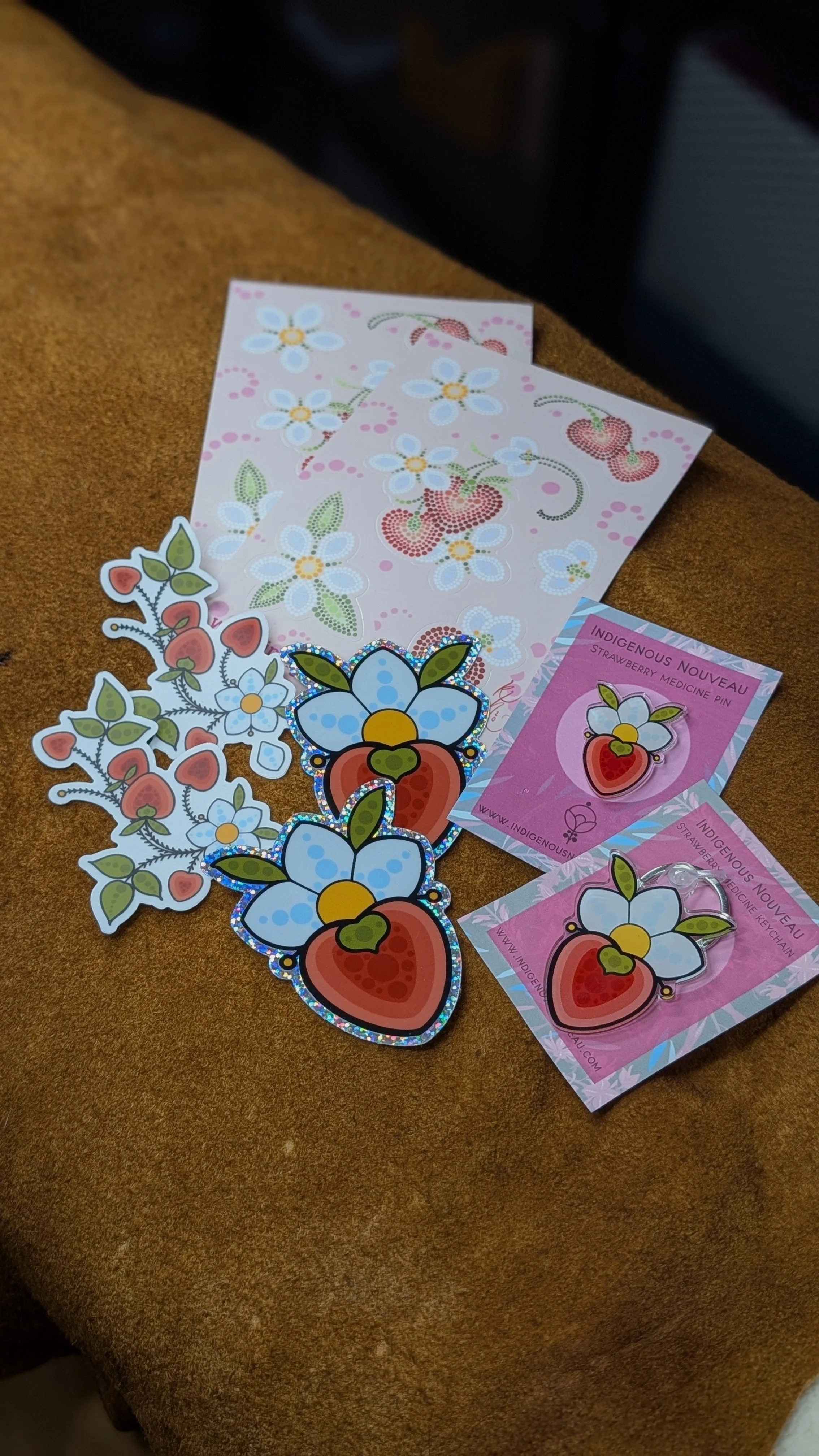 Strawberry Medicine Sticker Packs