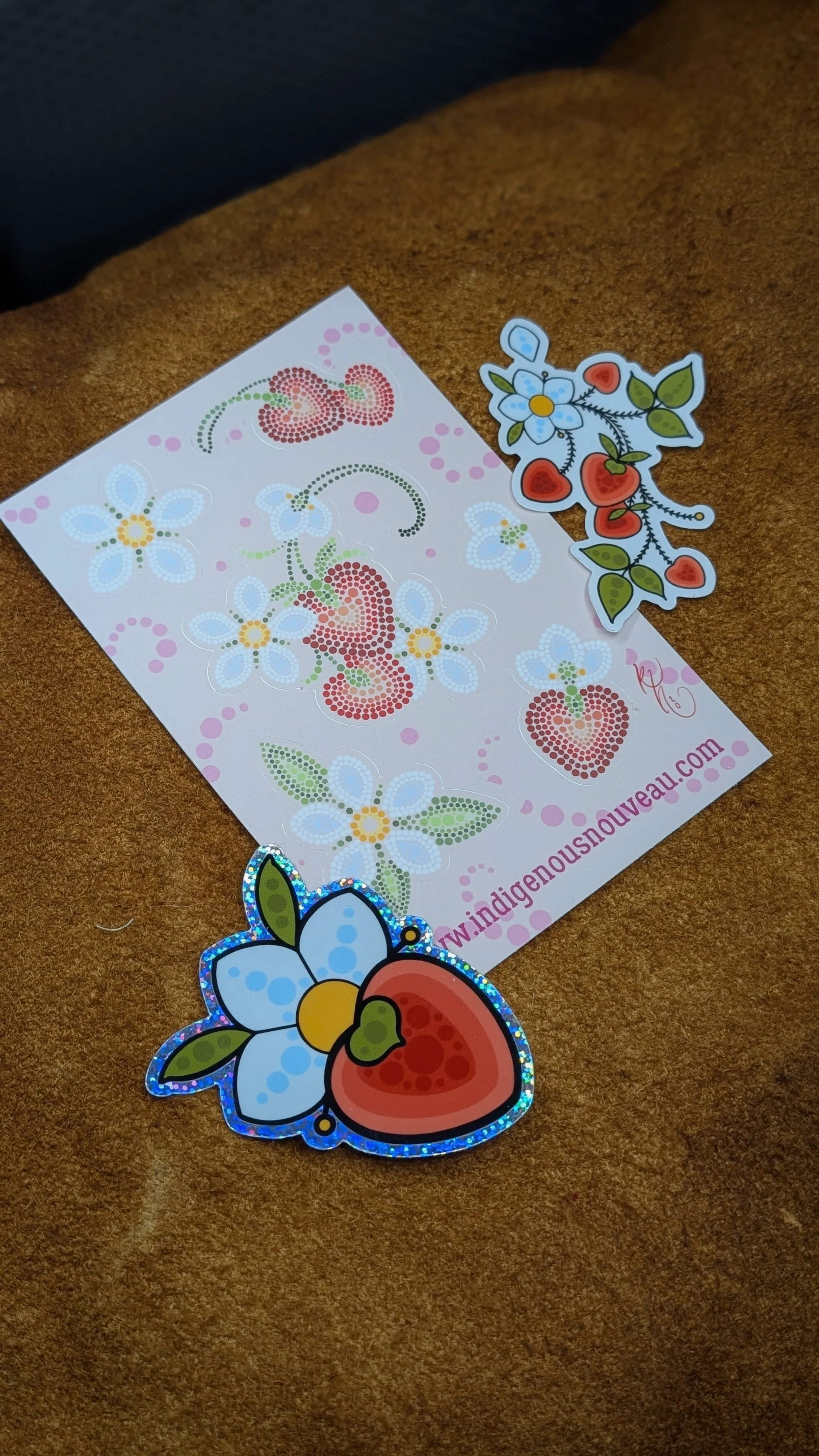 Strawberry Medicine Sticker Packs