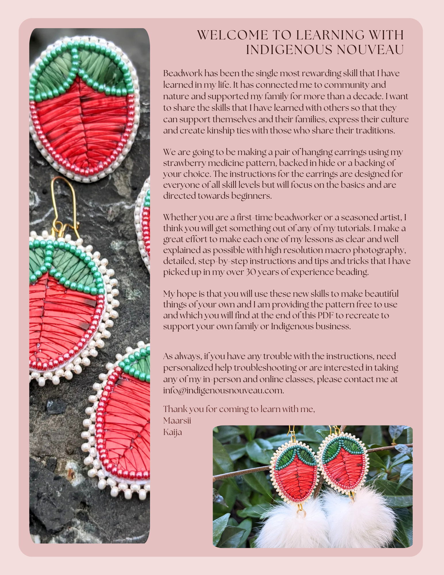 Beaded Strawberry Earrings  - 6.png