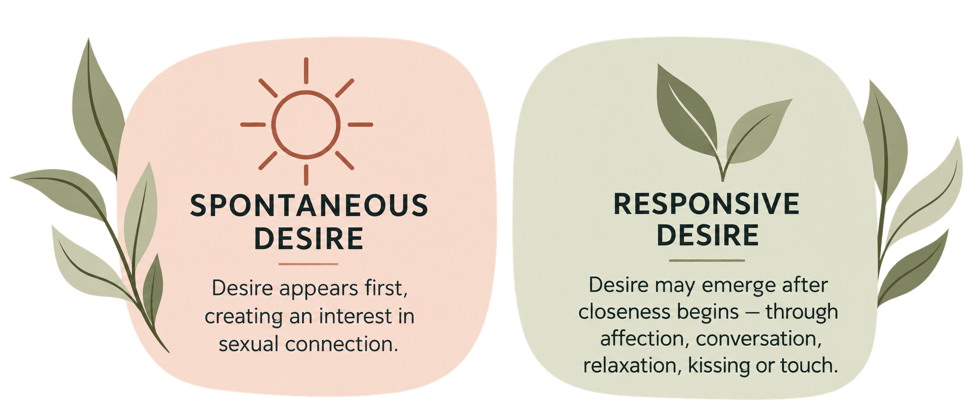 responsive desire and spontaneous desire
