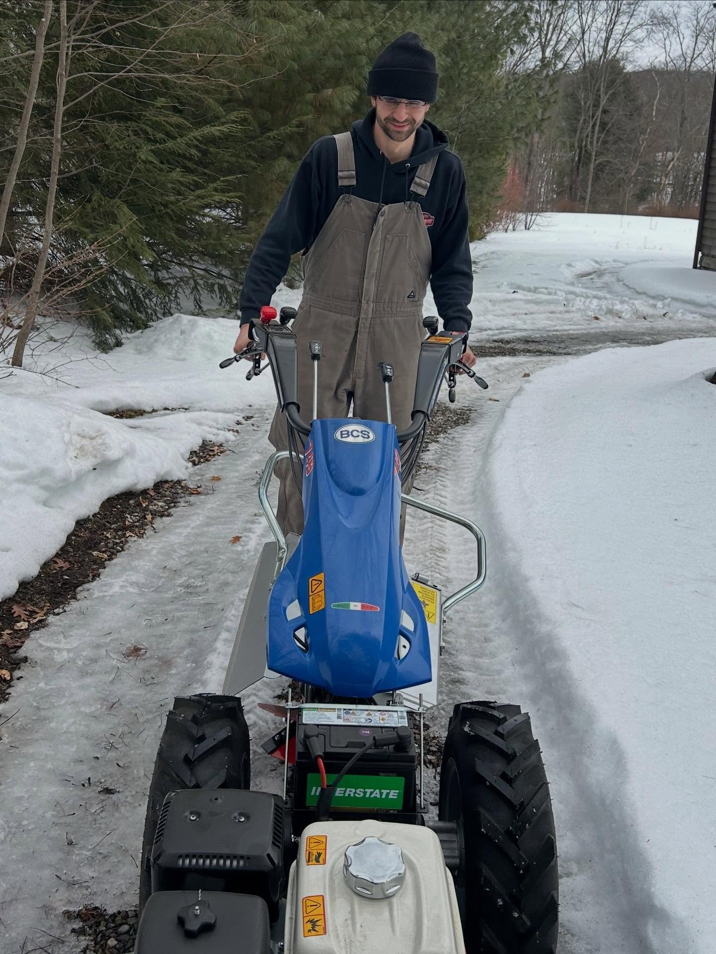 Lex would like to introduce our newest tool on the farm: our BCS walk-behind tractor.

At Stonewood Farm, caring for the land is slow, deliberate work. It&rsquo;s the daily attention given to soil and beds, the careful timing of when to prepare, when