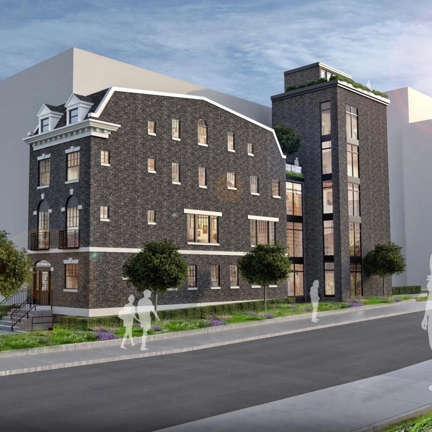 Old Meets New With This Rear Addition Multi-Family Conversion // Logan Circle #dcarchitecture #barkerdesigngroup