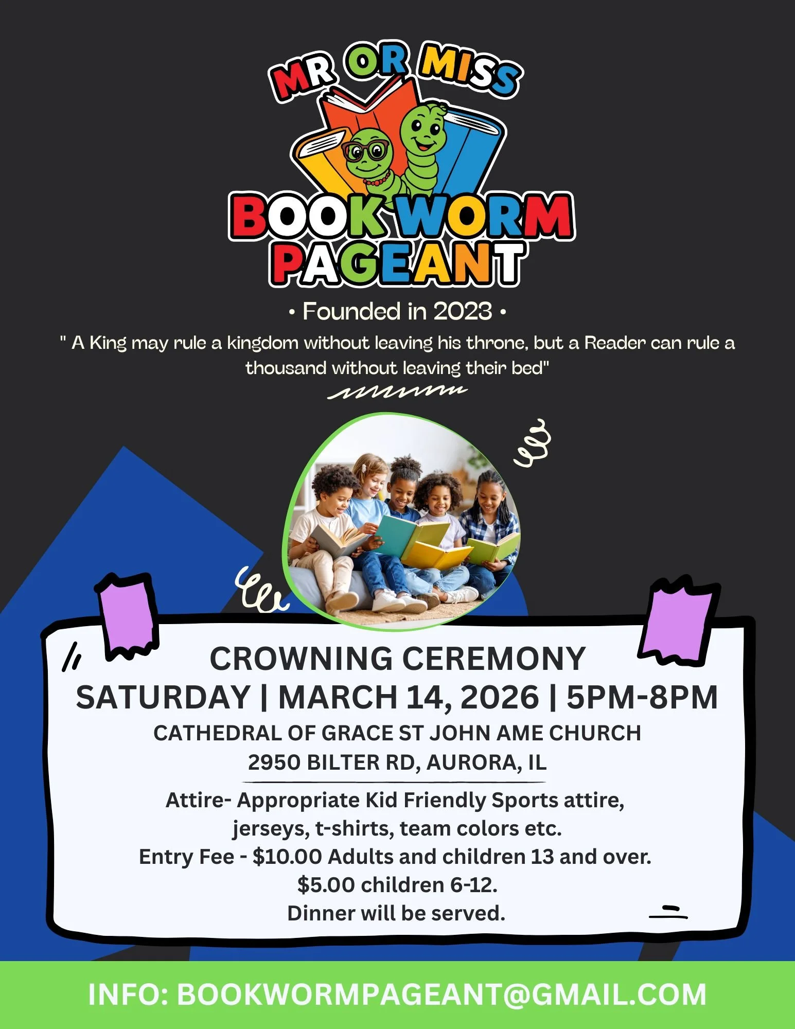 Mr. or Miss Bookworm Pageant