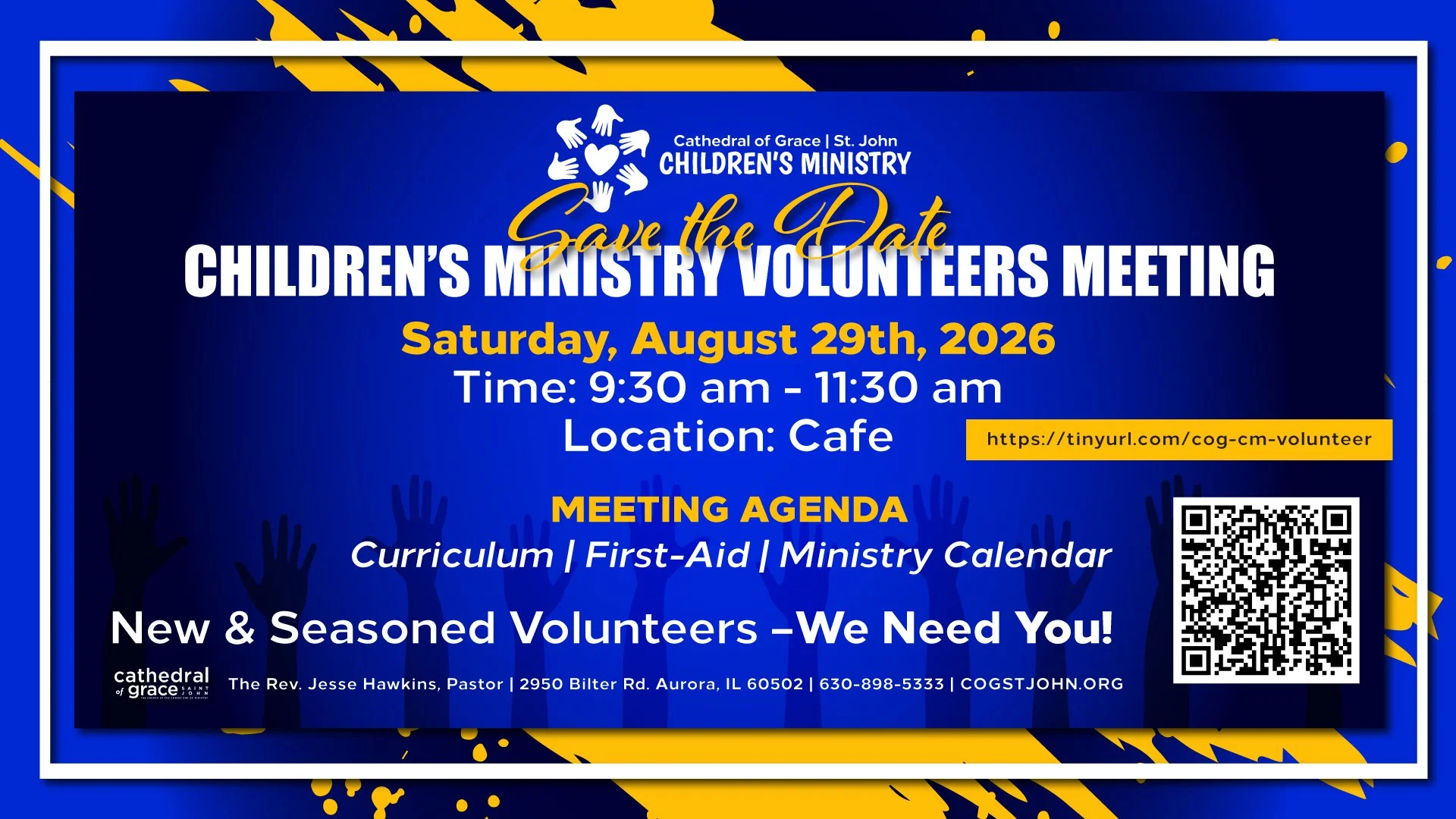 Children's Ministry Volunteers Meeting