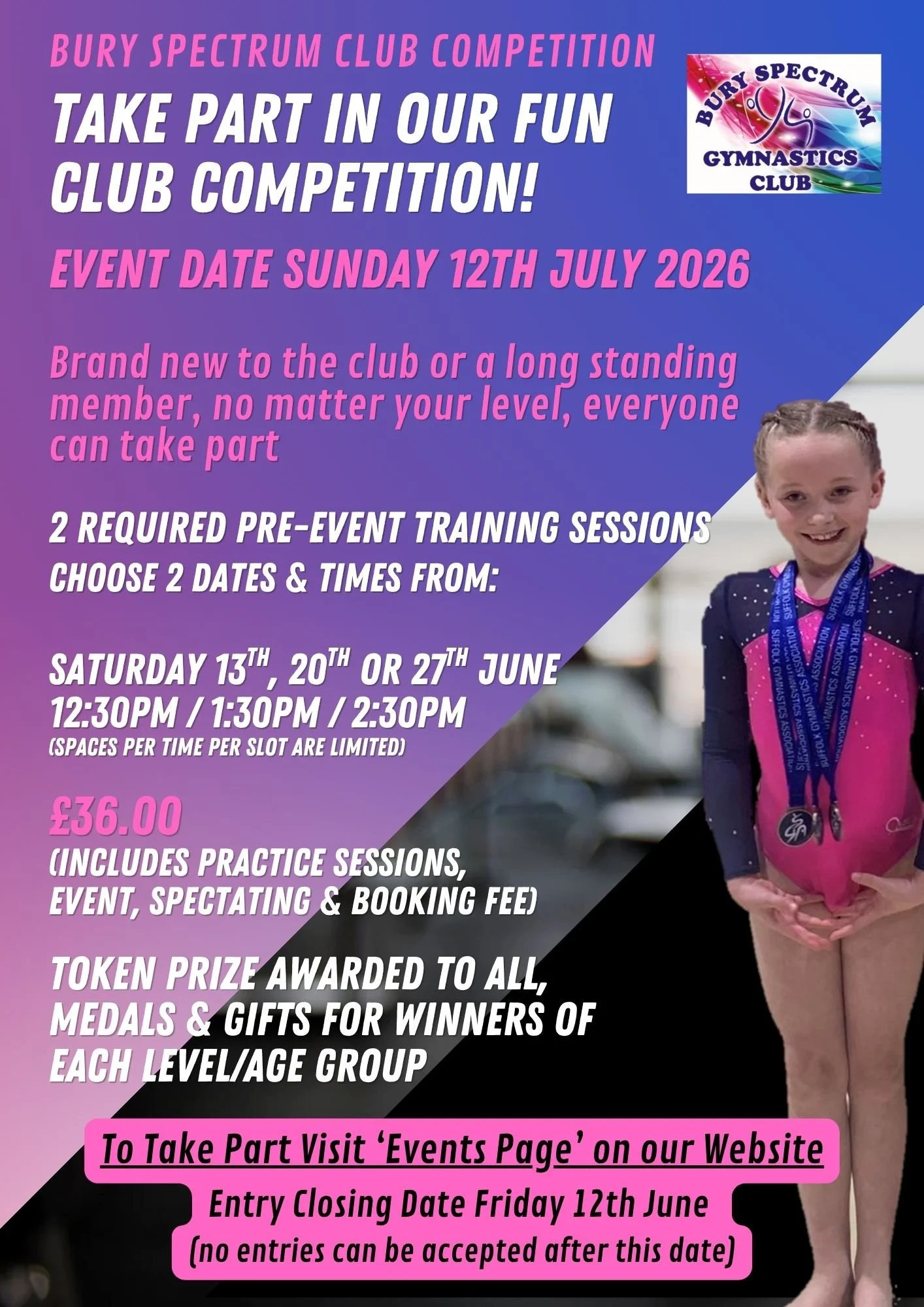 Recreational Club Competition — Bury Spectrum Gymnastics