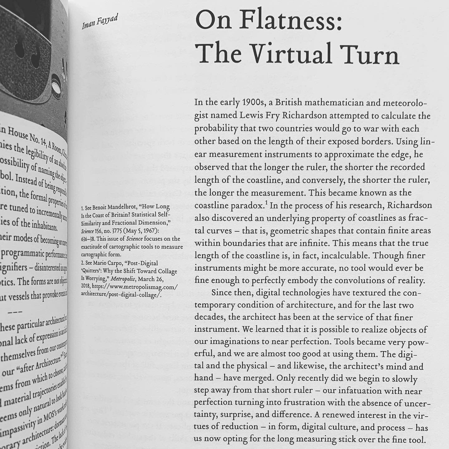 Thank you @log_grams and @therealcynthiadavidson for including this piece on how the digital, post-digital, and virtual affect the ways we think about form and building practices. Subscribe to @log_grams for the full issue of Log51.