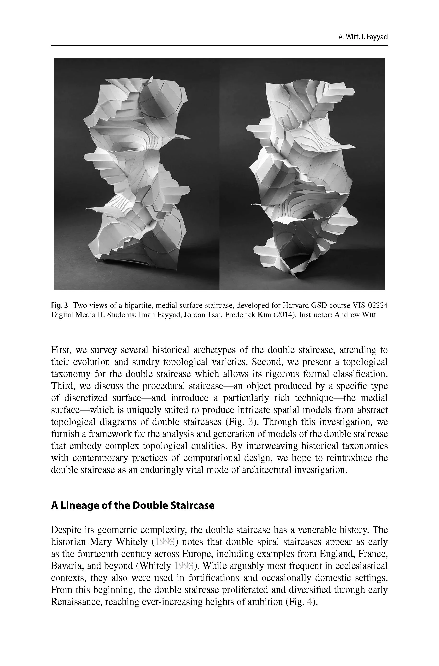 [pub.] On the Topology of the Double Staircase