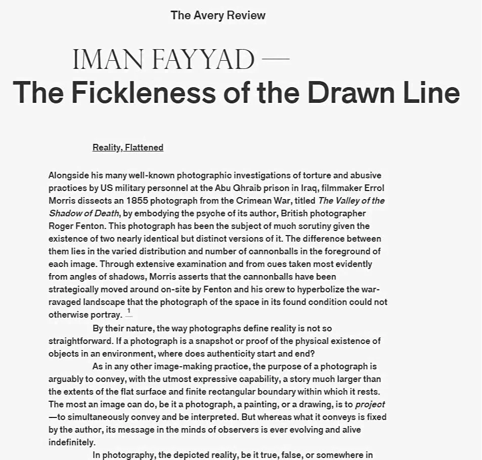 [pub.] The Fickleness of the Drawn Line