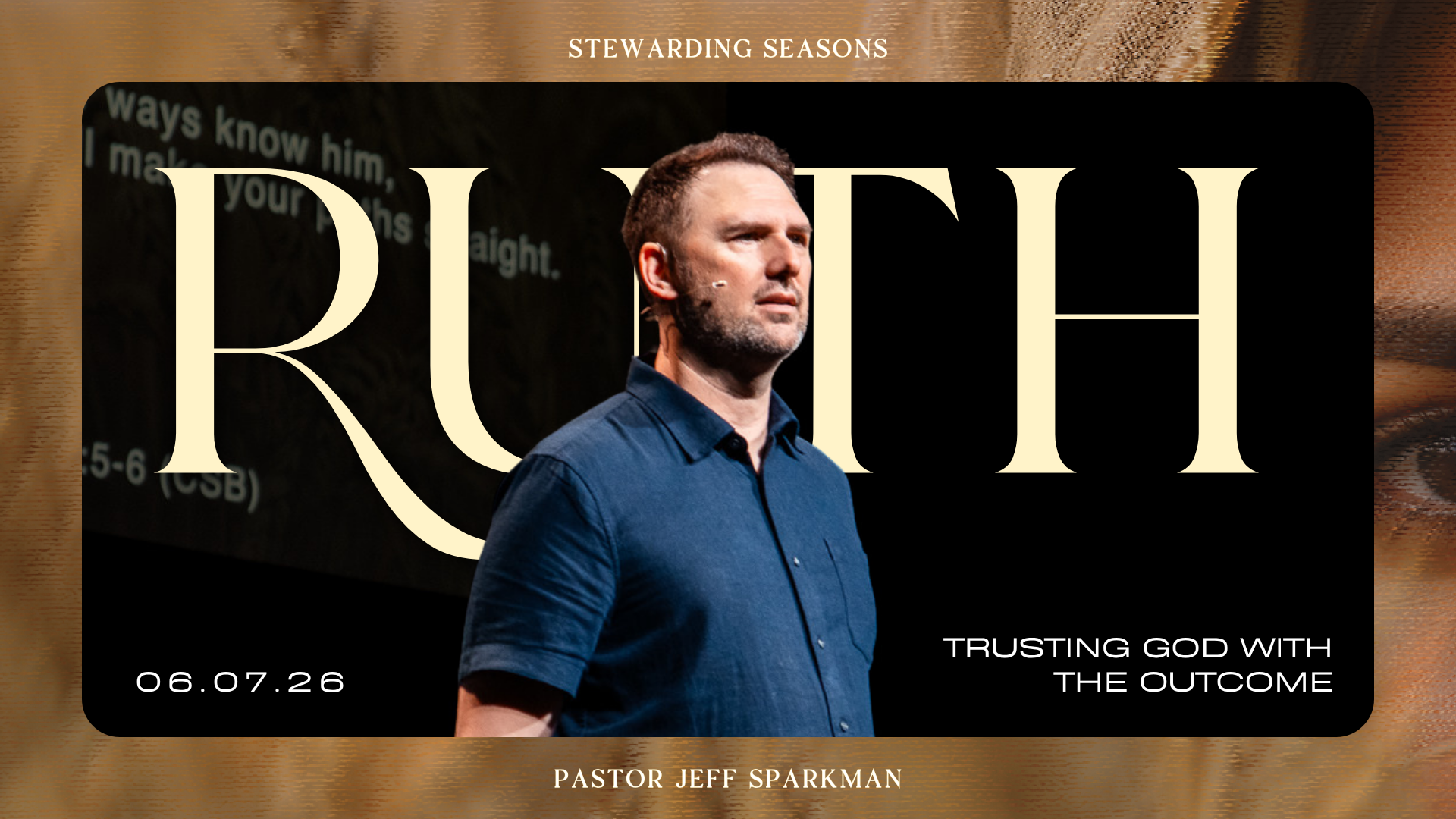 The Book of Ruth - Seasons | Trusting God with the Outcome