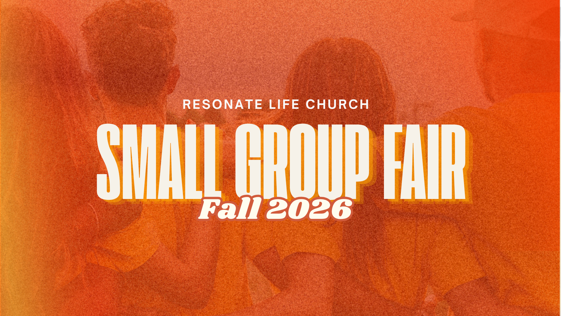 Fall Small Group Fair