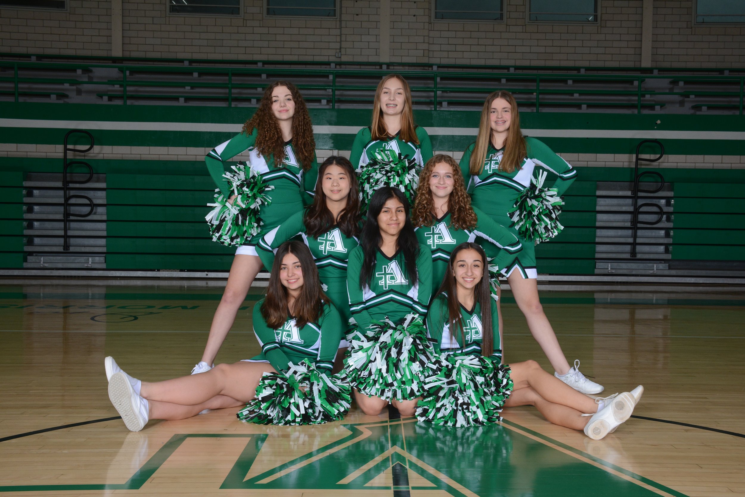Basketball Cheerleading — Alleman Catholic High School