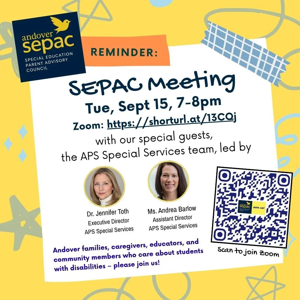 Who’s New, What’s New, at SEPAC and Special Services