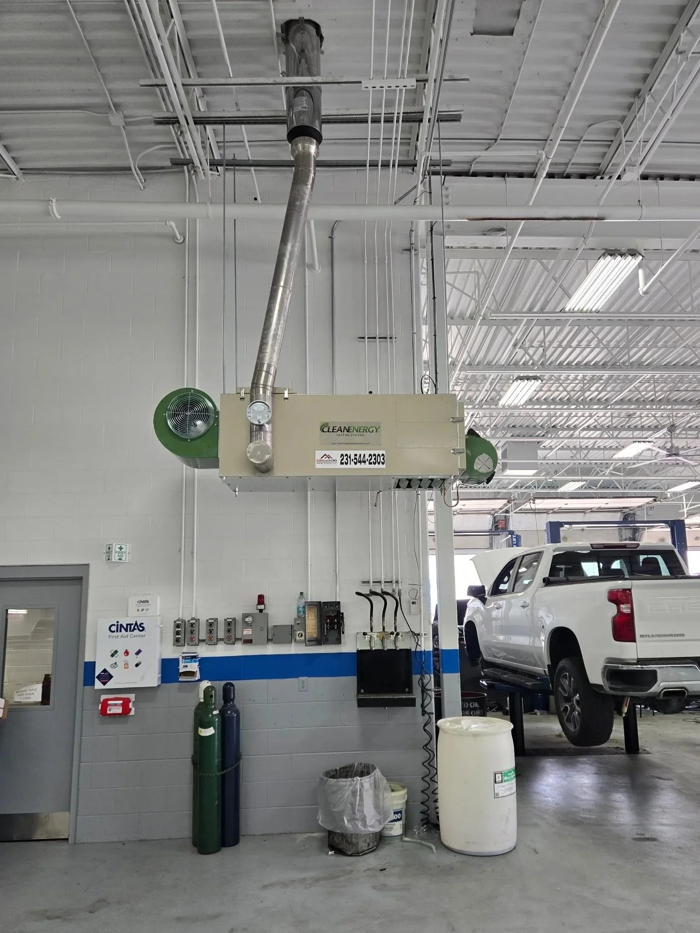 Clean Energy 250 Waste Oil Furance