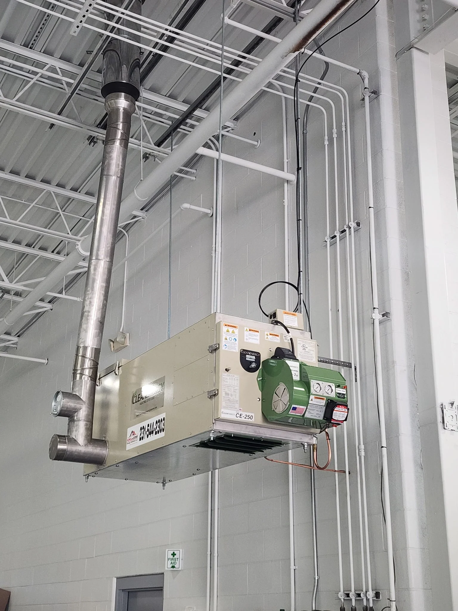 Clean Energy 250 Waste Oil Furnace