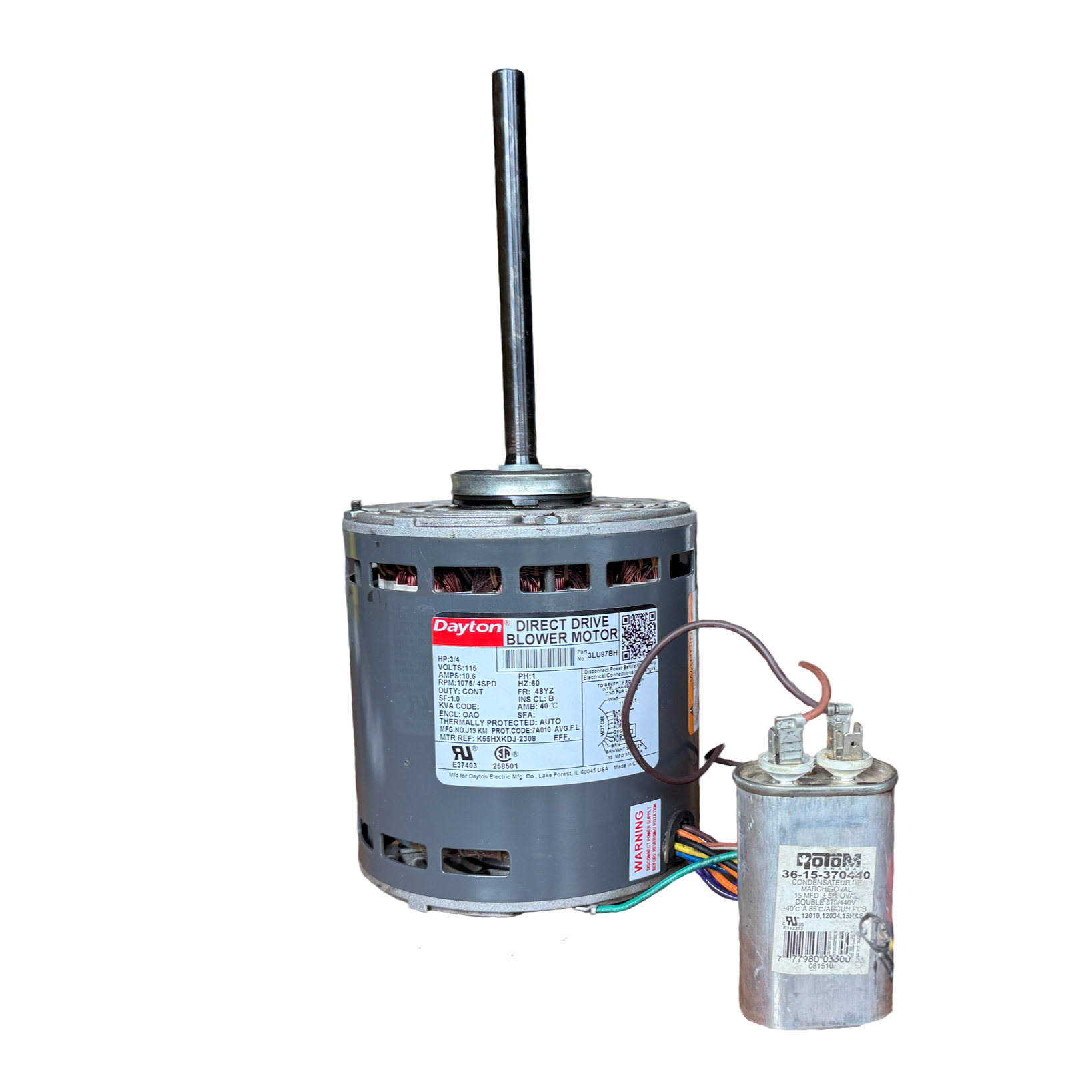 Supreme Heat 2750, 4250 Fan Motor for supreme-heat, 0428FM1