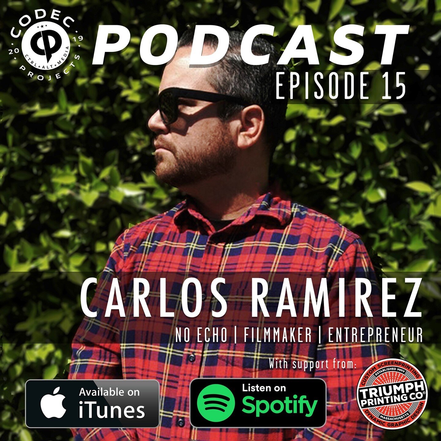 Codec Projects - S1E15 - Carlos Ramirez - No Echo  Filmmaker  Entrepreneur ⁠
⁠
We talk about how he got into punk and hardcore growing up in Queens, NY, going to shows at CBGB&rsquo;s at 13 yrs old, starting his first zine, starting No Echo and stayi