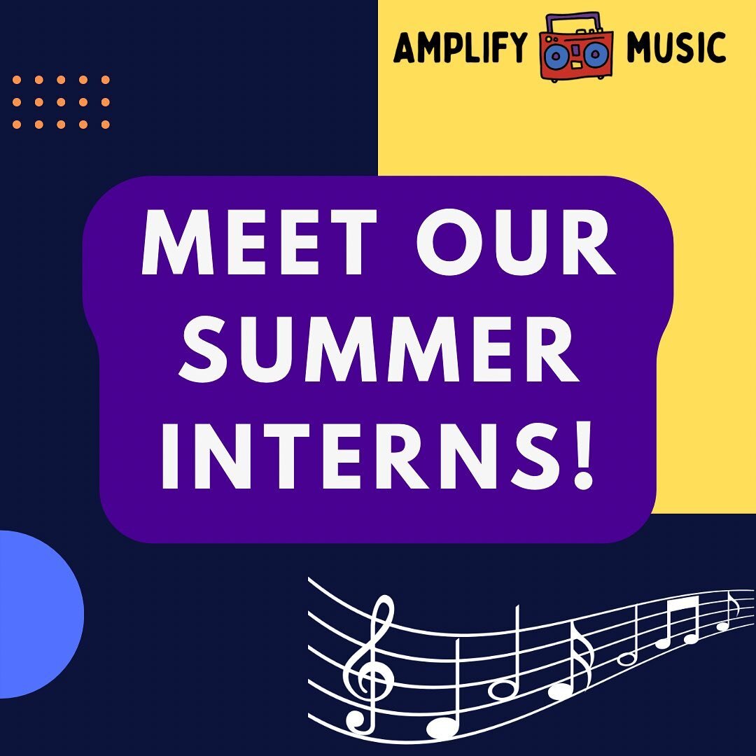 Introducing our new summer interns this year! Amplify Music is honored for our interns joining our team!🎸🌟