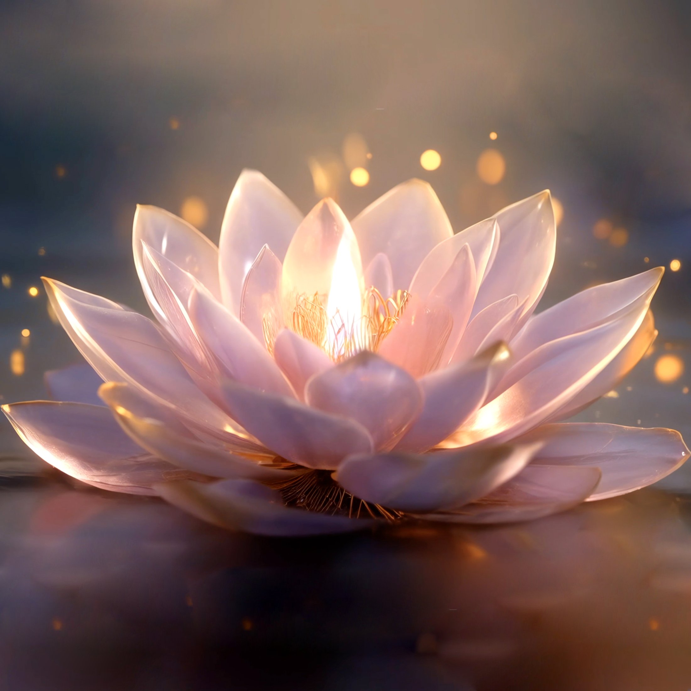 Rose Gold Flame 528Hz (1 Hour)