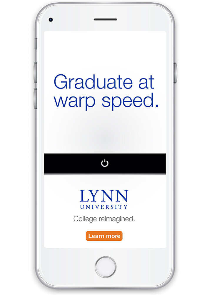 graduate at warp speed ad