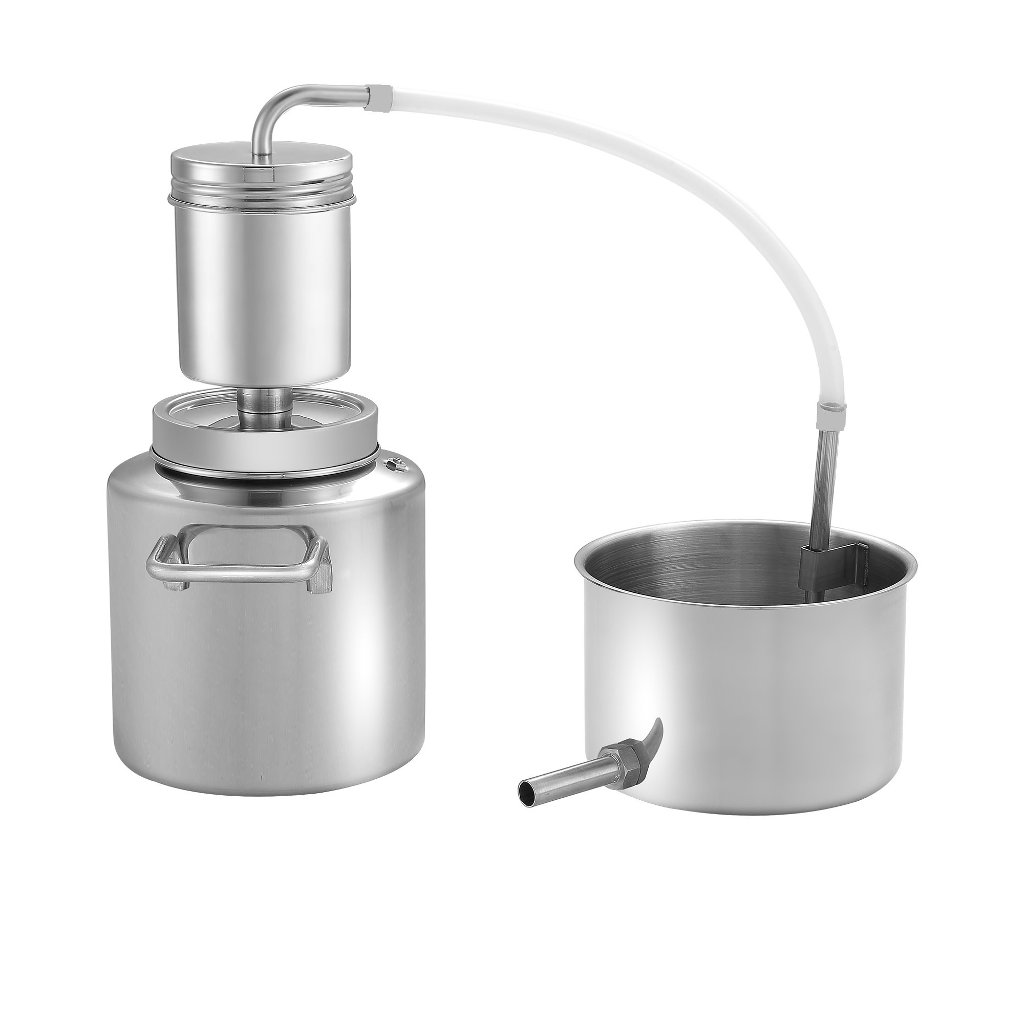 LETIME KD5 Hydrosol Maker, Stainless Steel Hydrosol Distiller, Easy-to-use Portable Steam Distillation Herb Extractor