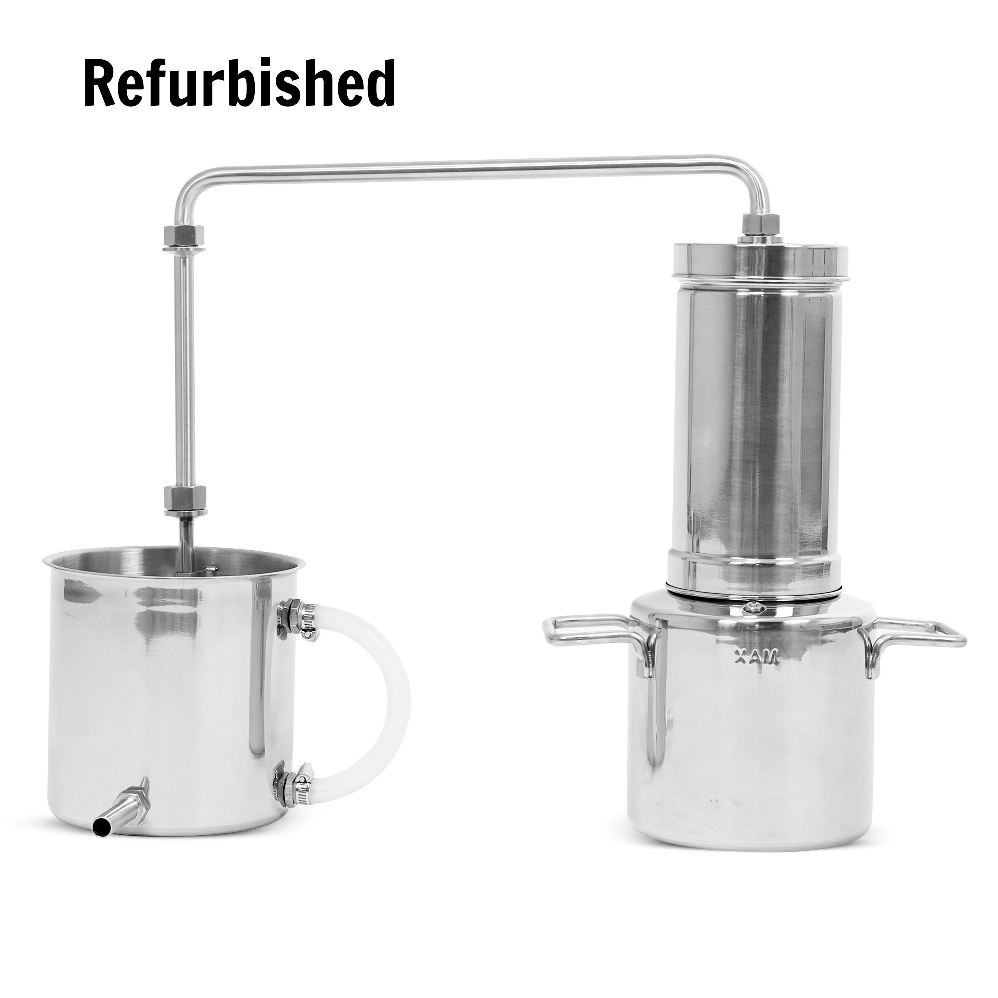 Refurbished -LETIME 3L Essential Oil Distiller, stainless steel still making hydrosol, EO, water