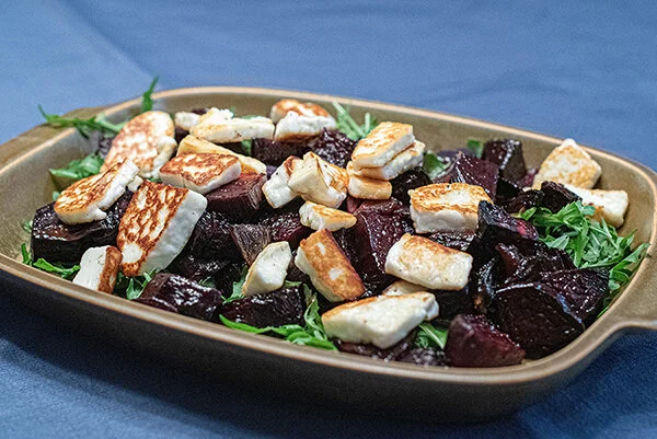 Belle Chèvre Creamery Harvest Halloumi Salad