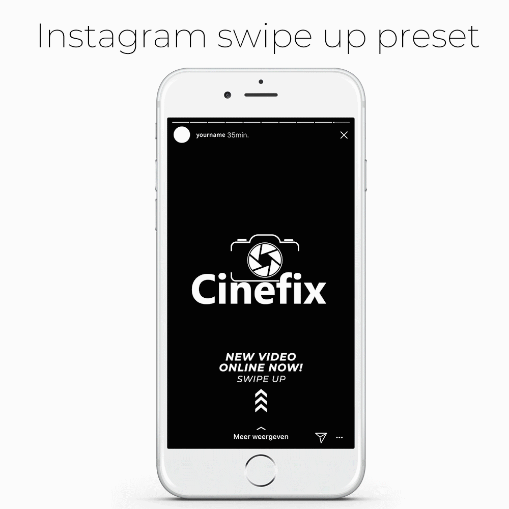 Cinefix Swipe Up Preset.gif