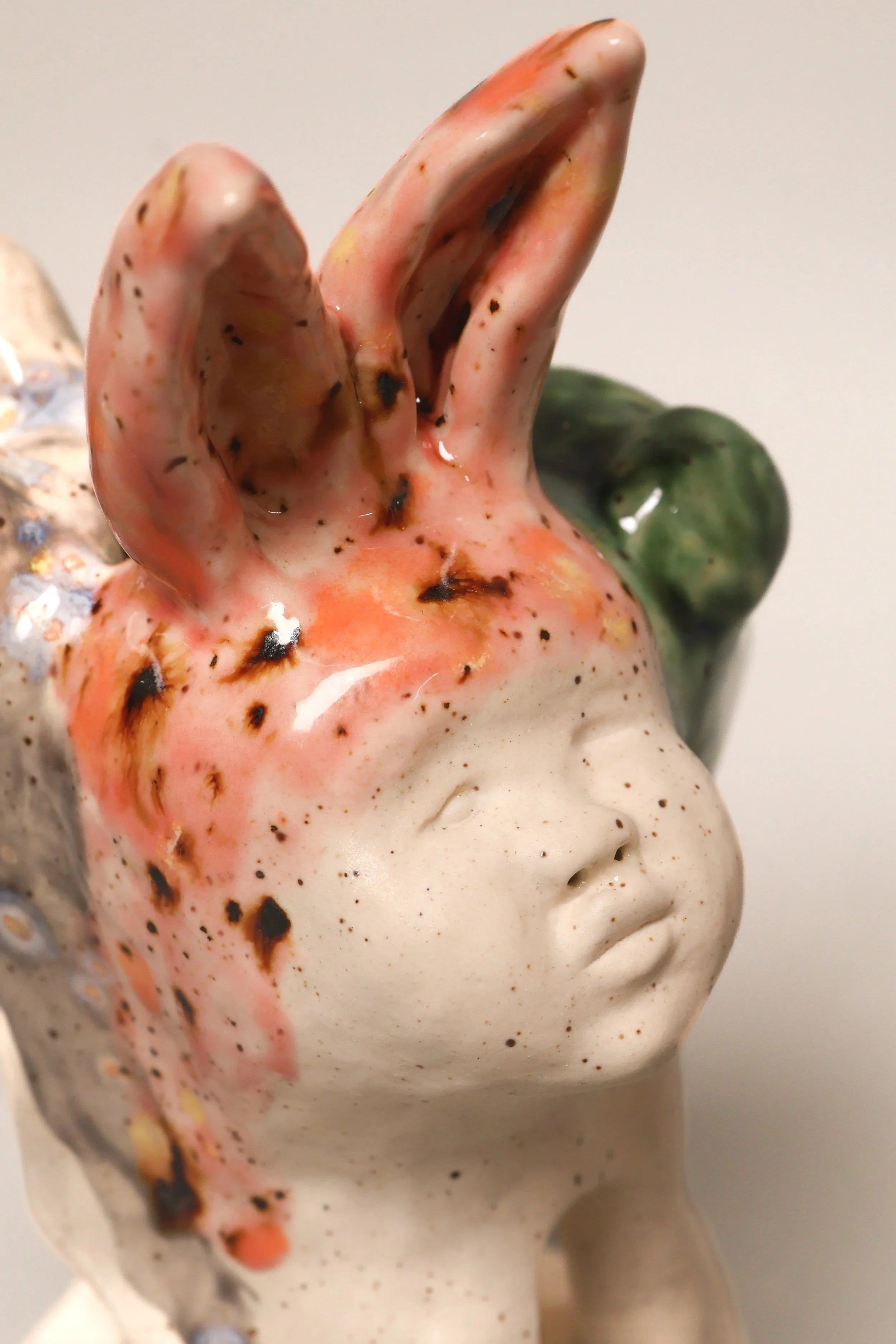 The Kore Belongs To Herself. Stoneware. 2024. 9”H x 6” W x 5” D.