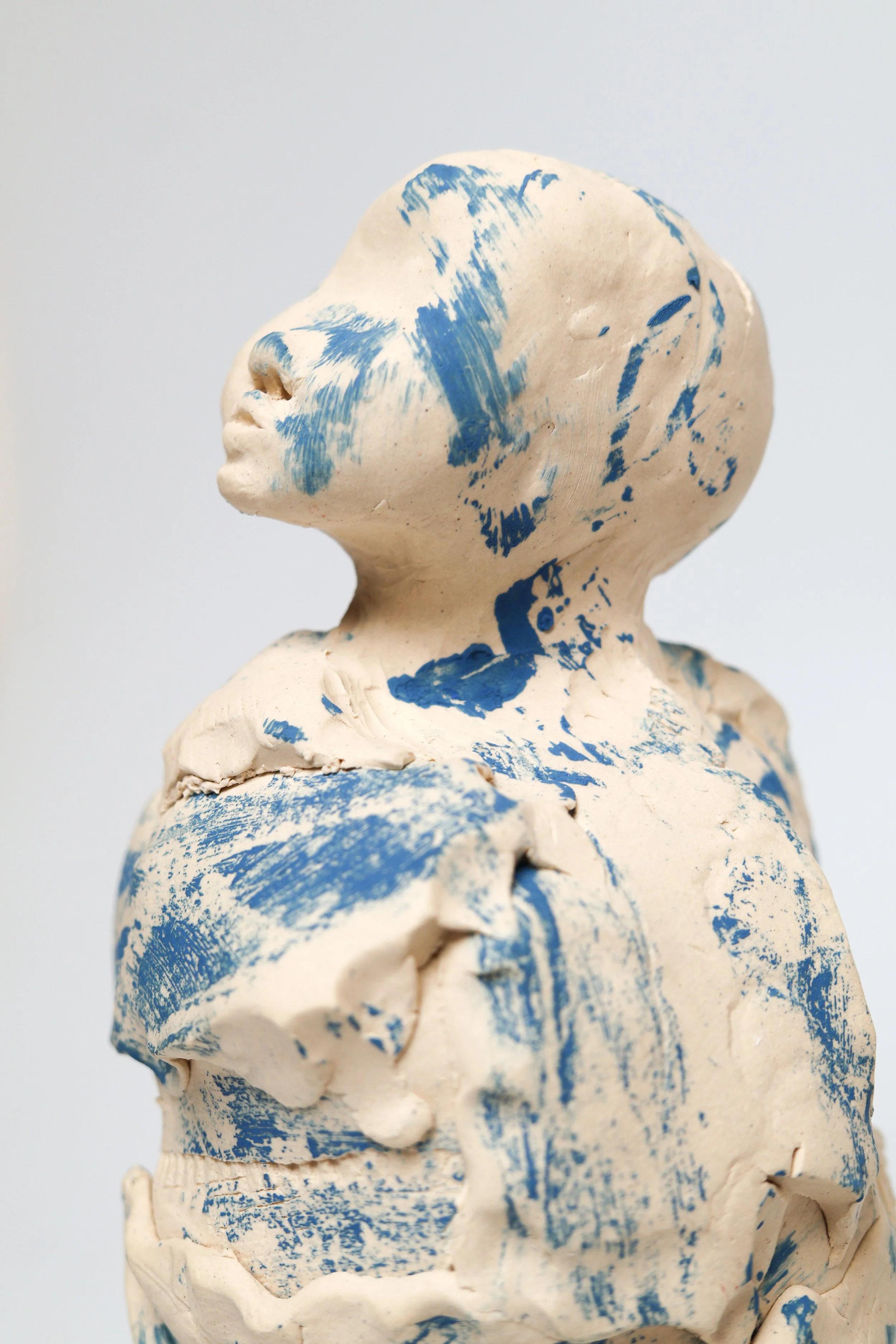 Creature 4. Close Up. 10 x 5 x 4”. Stoneware. 2025.