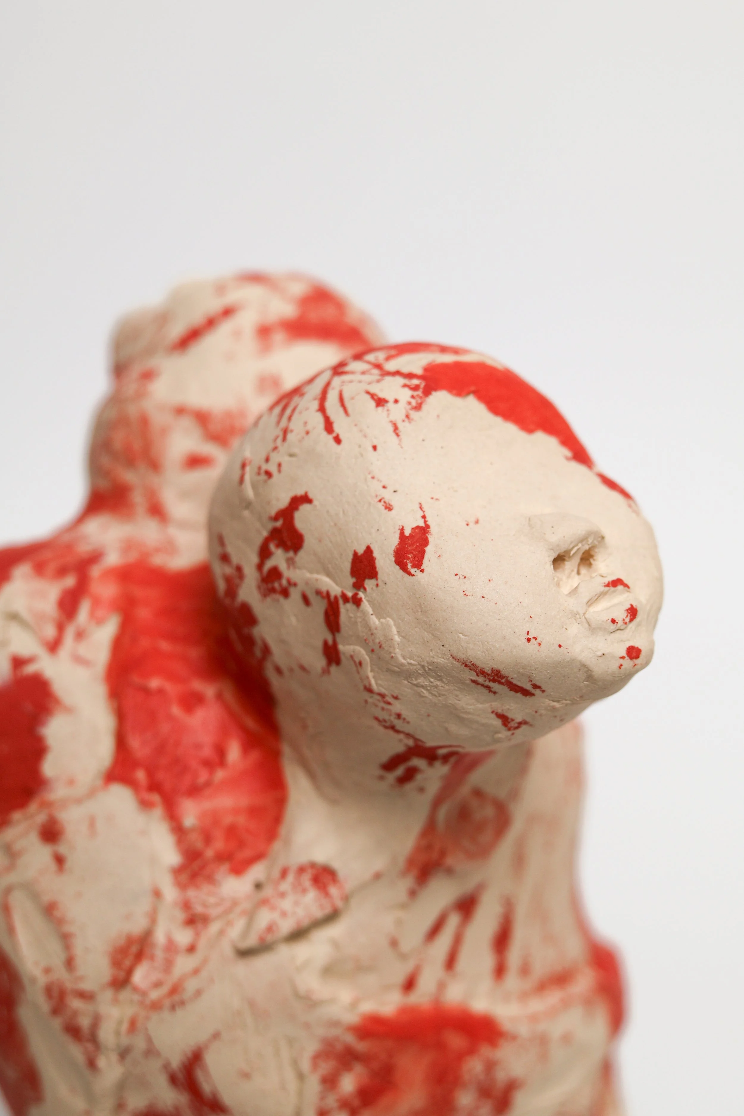 Creature 2. Close Up. 10 x 6 x 5.5” Stoneware. 2025.