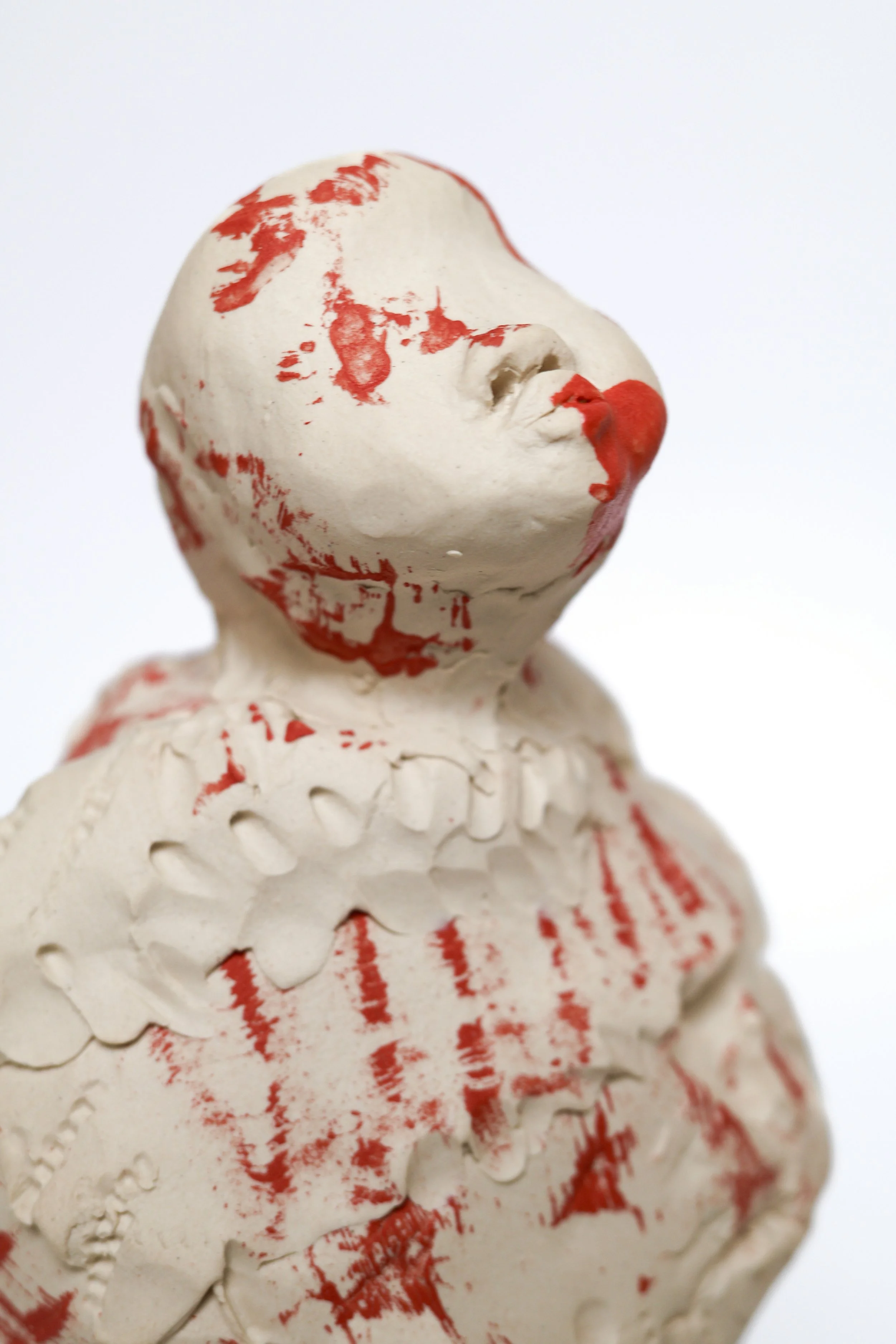 Creature 5. Close Up. 7 x 5 x 4”. Stoneware. 2025.