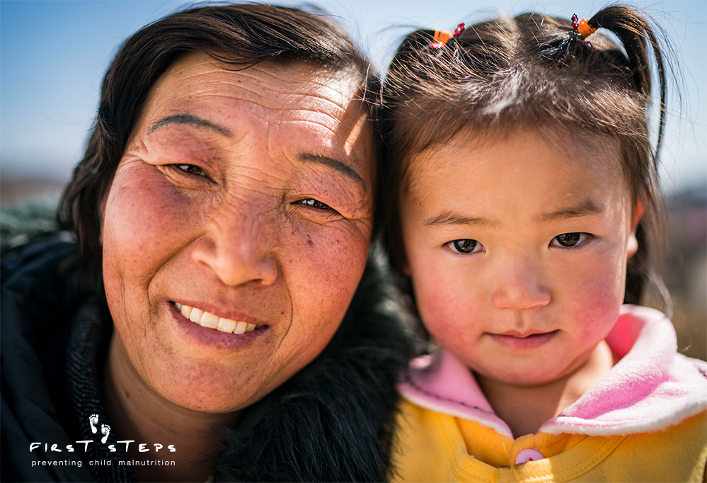 Four-year-old Shin Na-Re and her grandma, Ri Yon-Ok were two of the happy faces greeting us outside when we arrived at the Shinmi Clinic. 