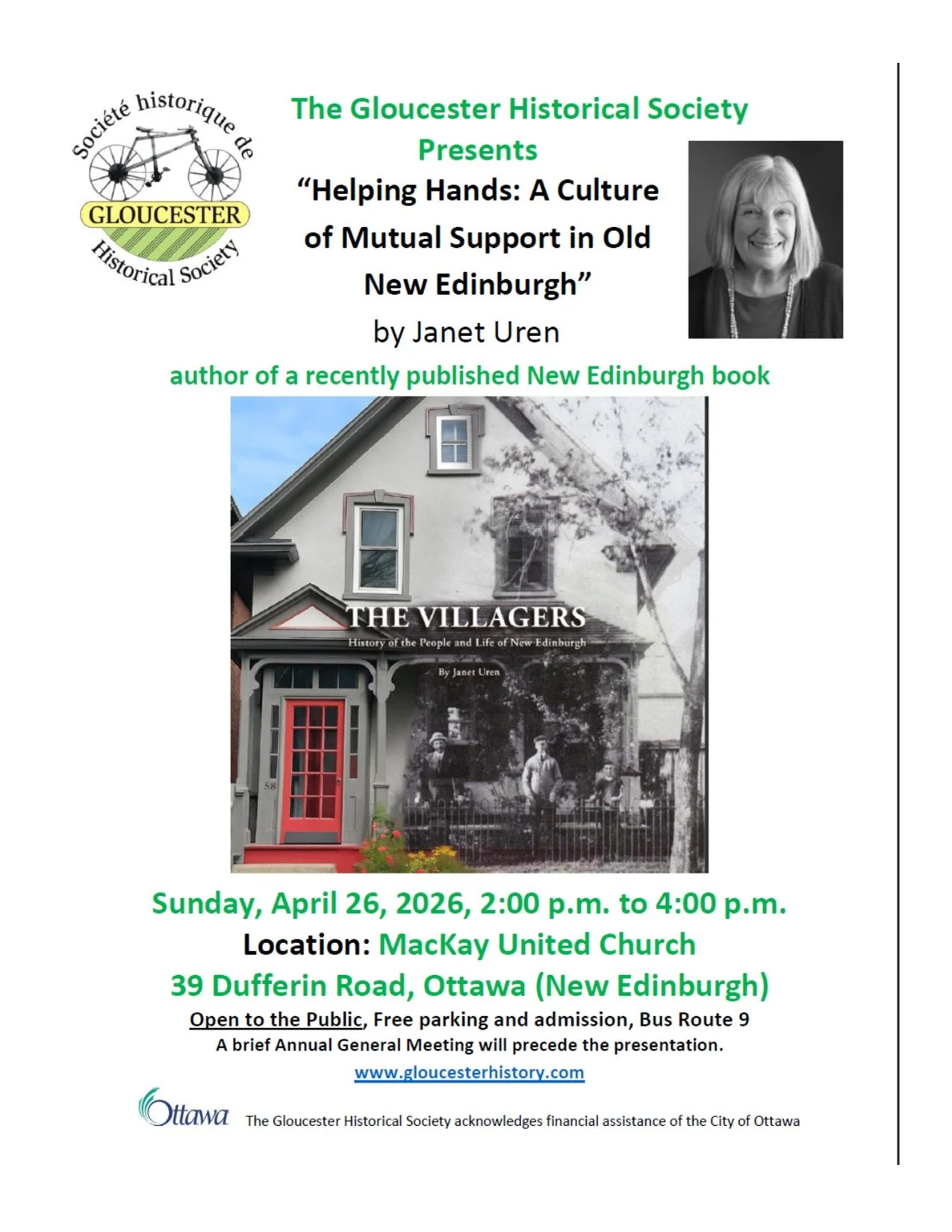 Gloucester Historical Society presents speaker Janet Uren at MacKay