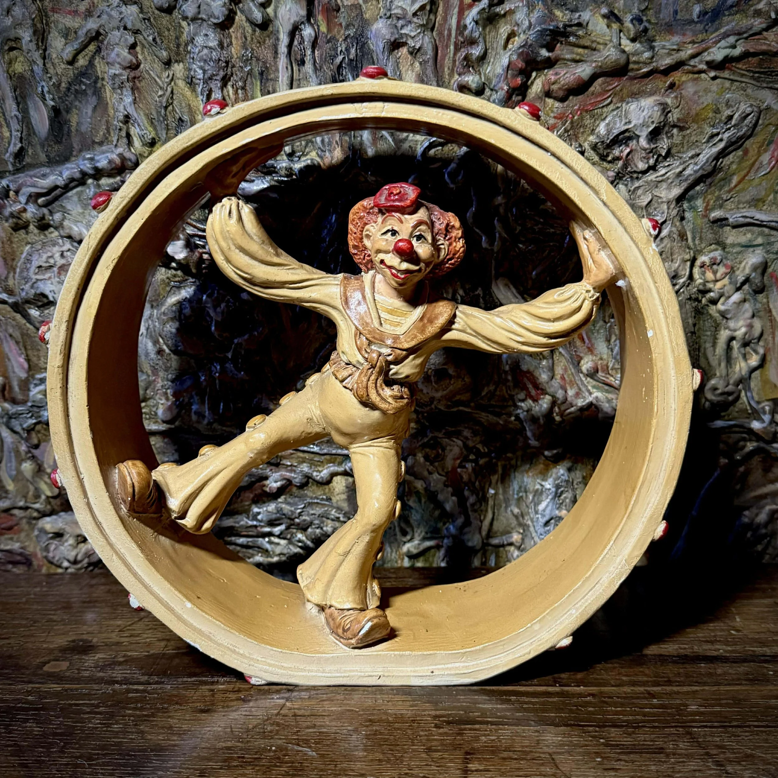 Vintage Clown Statue