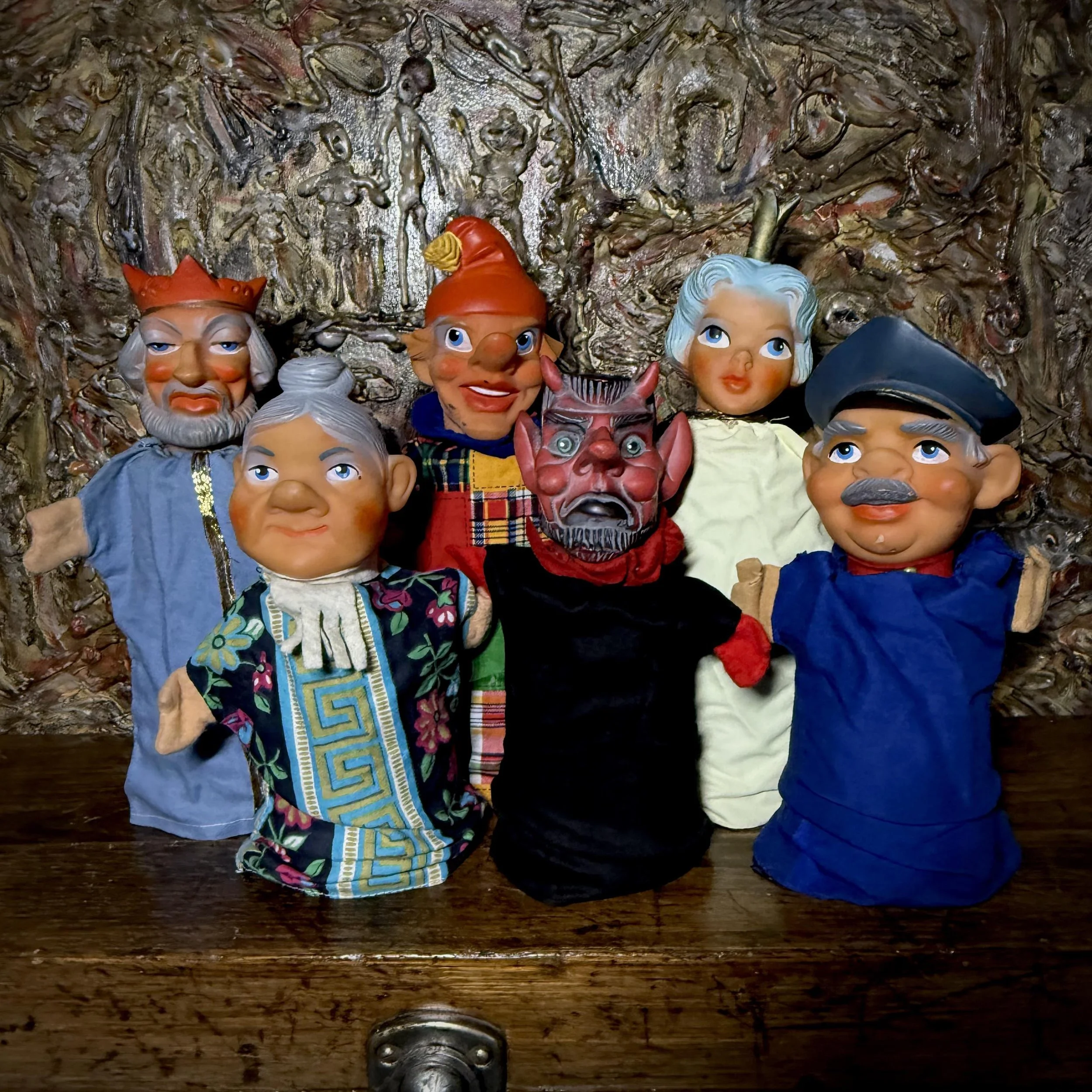Nightmare Squad! We mean... vintage puppet lot.