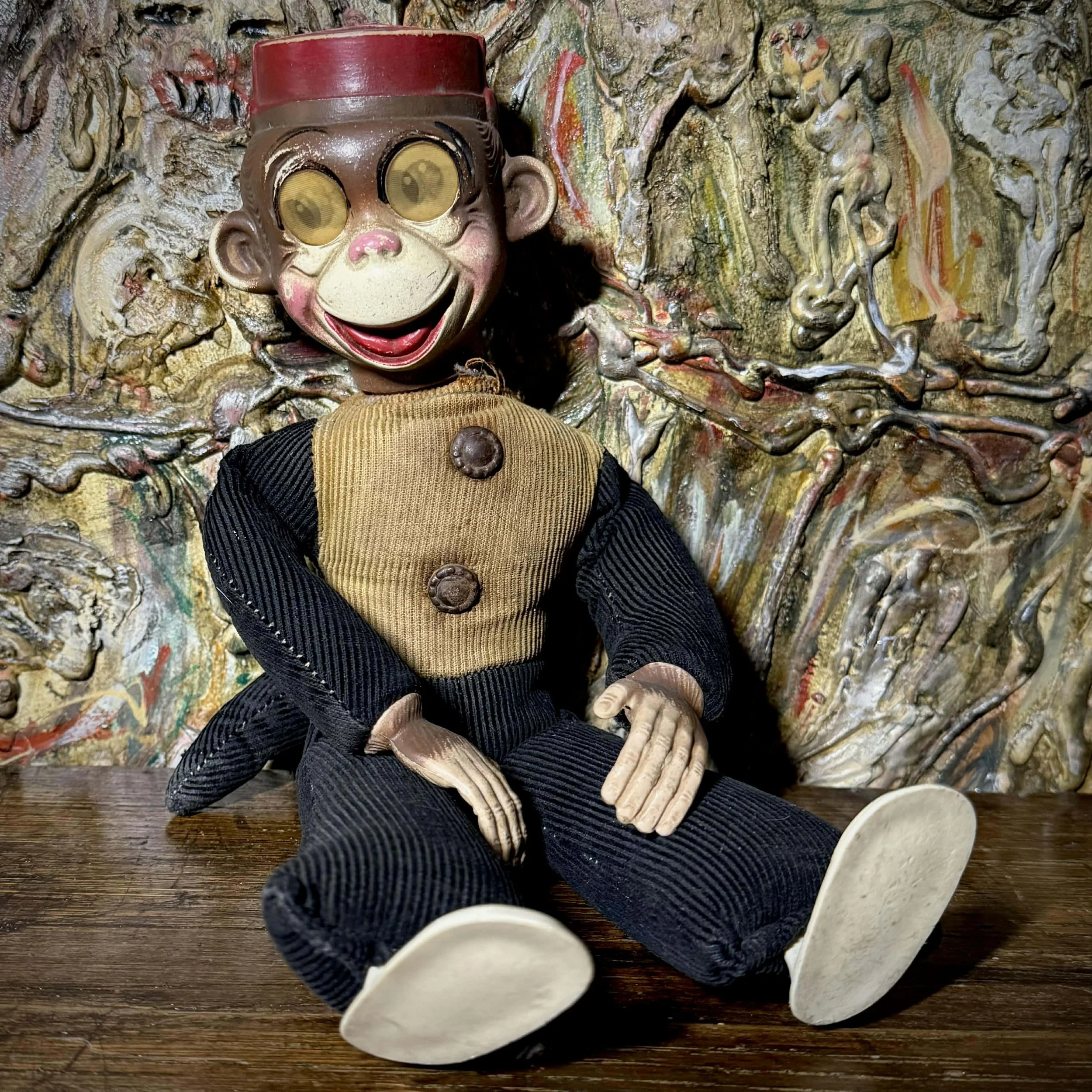 Vintage Bellhop Monkey