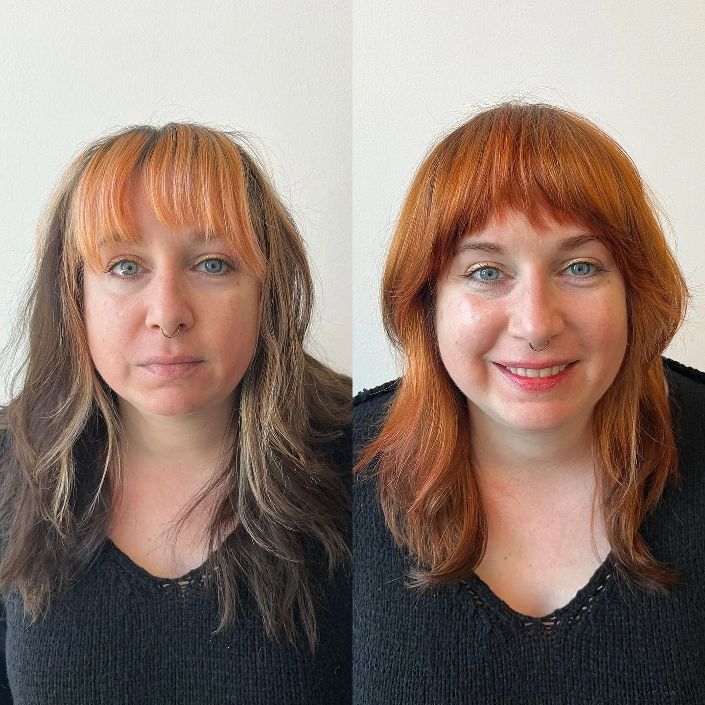 Talk about a glow up! It&rsquo;s amazing how the right hair color can bring your features to life. Thank you, @uncle_meggles!

#hairinspiration #hairinspo #hairstylist #baltimorehairstylist #freshcolor #beforeandafter