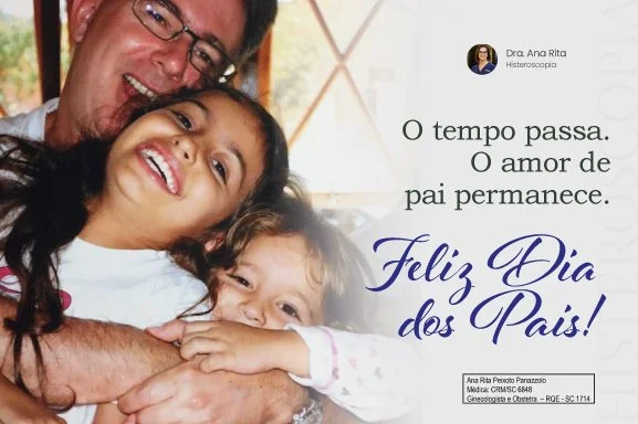 O tempo passa. O amor de pai permanece.