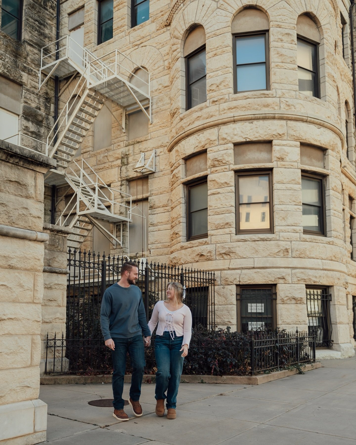 Riley &amp; Coban&rsquo;s engagements downtown ✨can&rsquo;t wait for their wedding day in May.