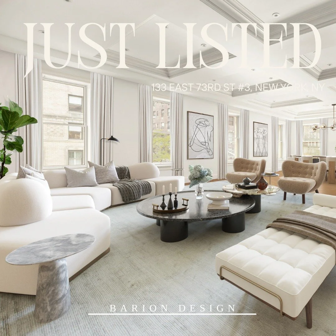 133 East 73rd Street #3, New York, NY $12,000,000| 5 Beds | 5.5 Baths |
Listed by Adam D Modlin and Andrew Nierenberg | Modlin Group

#bariondesign #digitalstaging #virtualstaging #newyorkcity #nycrealestate #staging #realestate #homestaging #interio