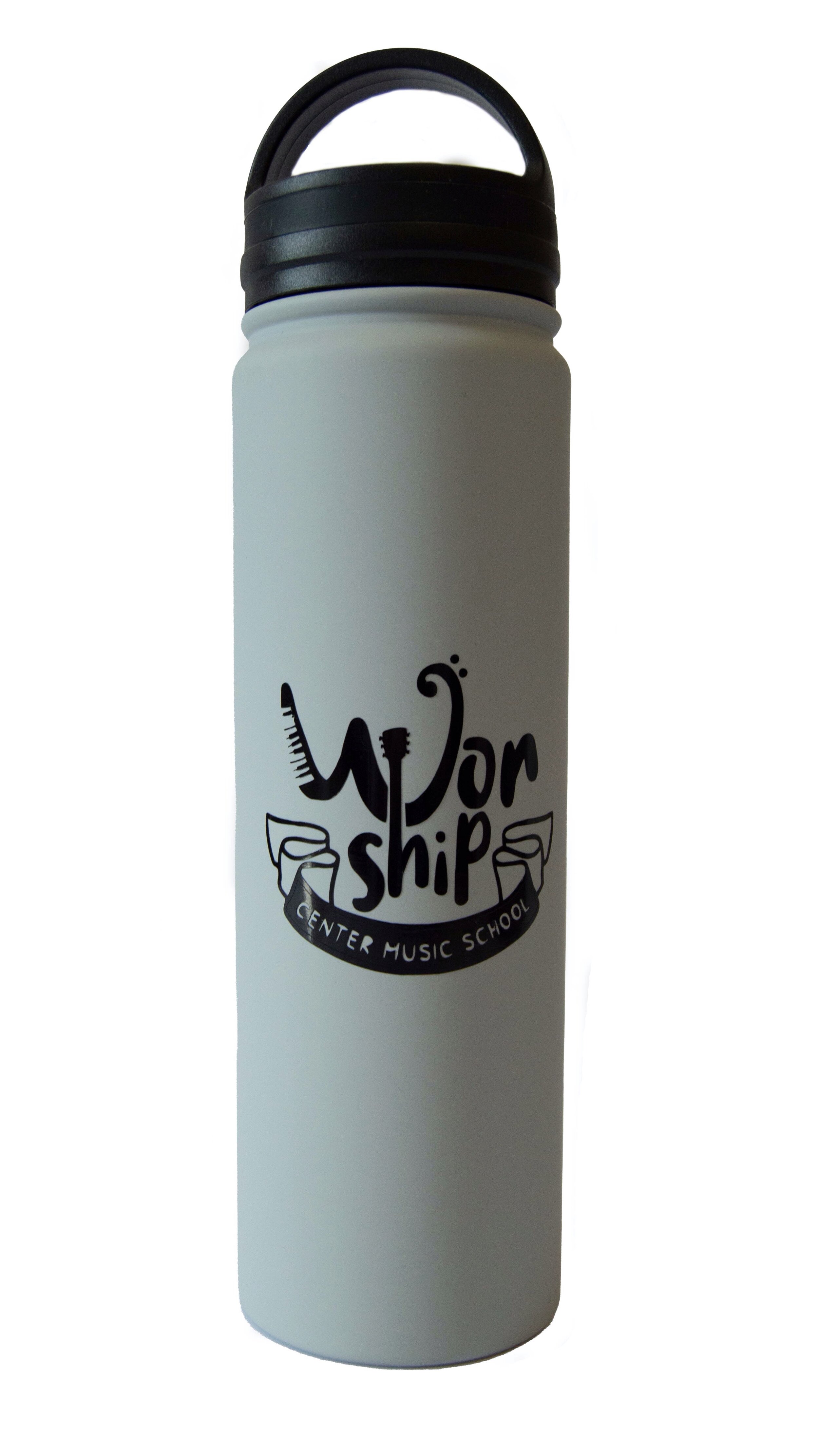 22 oz Grey Stainless steel bottle