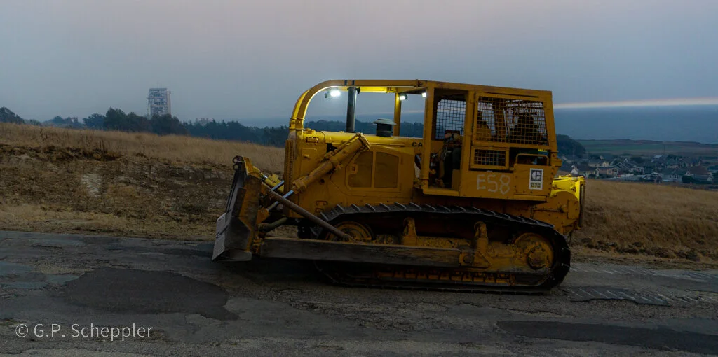 Using earth moving equipment, controlled burns and brush clearing, the Bureau of Land Management & Cal Fire have chosen to make their stand on a high ridge with a road on top. 
"Rivers, ridges and roads," said Battalion Chief Chiodini. "Those are the