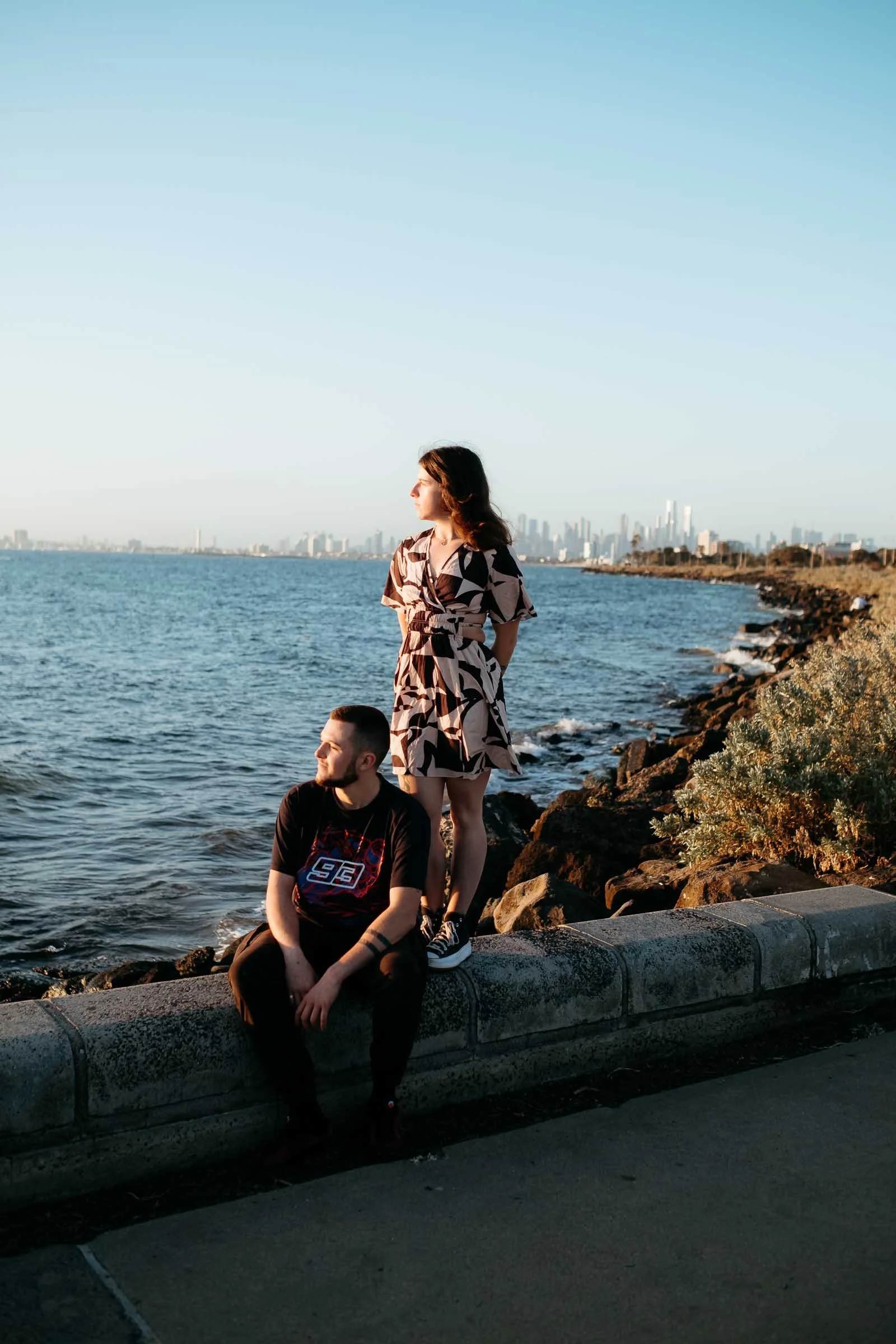 Sunset Proposal at Point Ormond – Gwen &amp; Nicholas