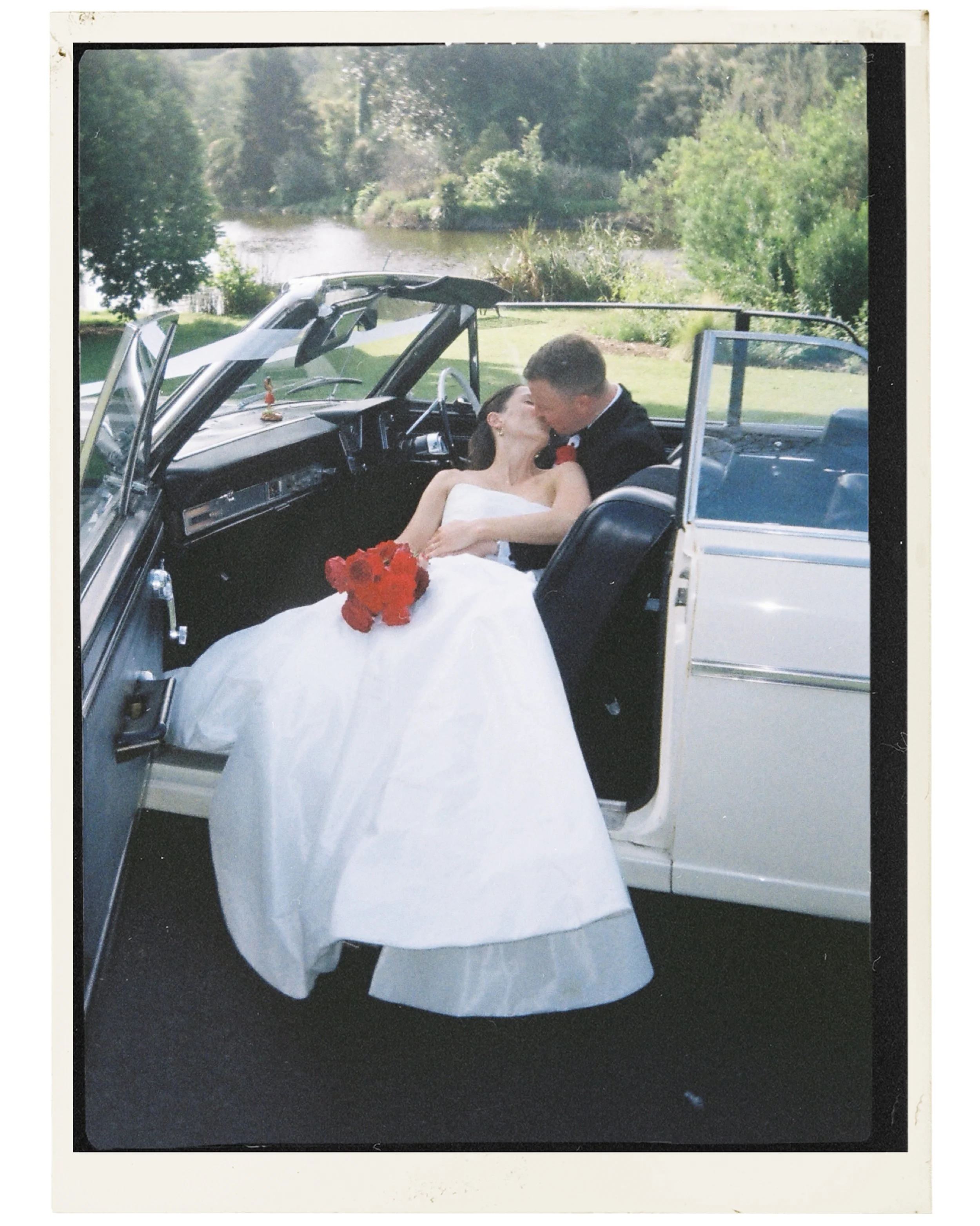 KATE AND MITCH WEDDING CEREMONY PHOTOGRAPHED ON 35MM FILM