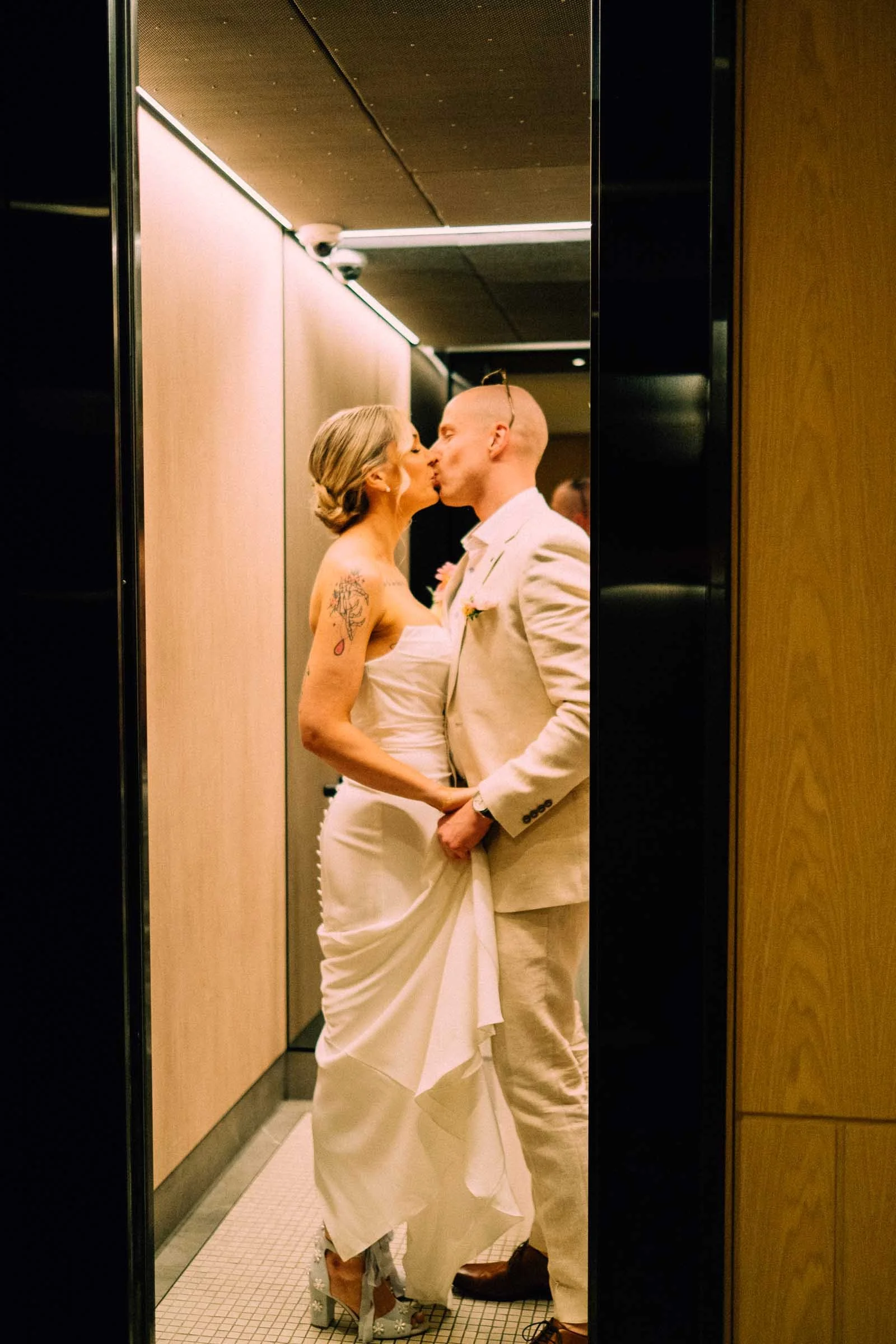 STEFF AND JAMES MELBOURNE CBD ELOPEMENT