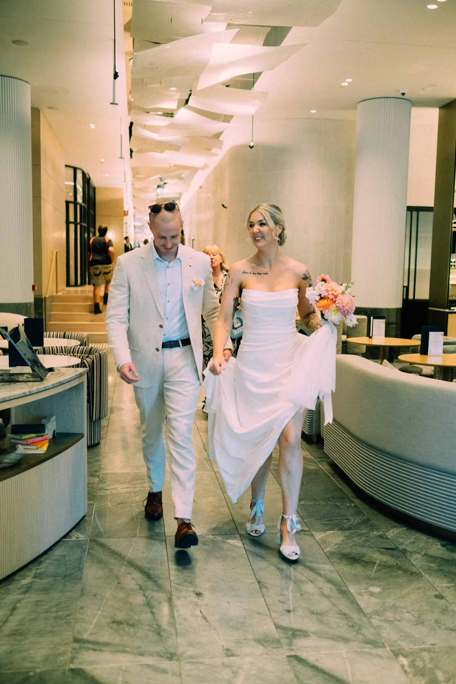 STEFF AND JAMES MELBOURNE CBD ELOPEMENT