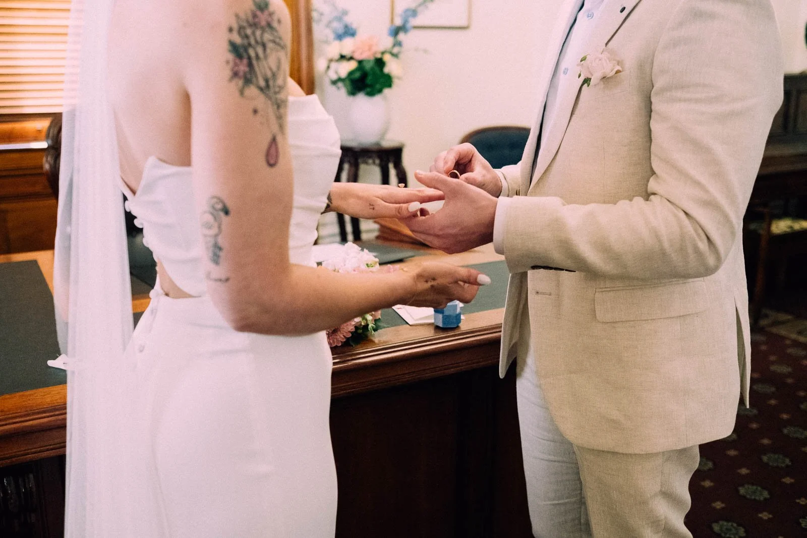 STEFF AND JAMES MELBOURNE CBD ELOPEMENT