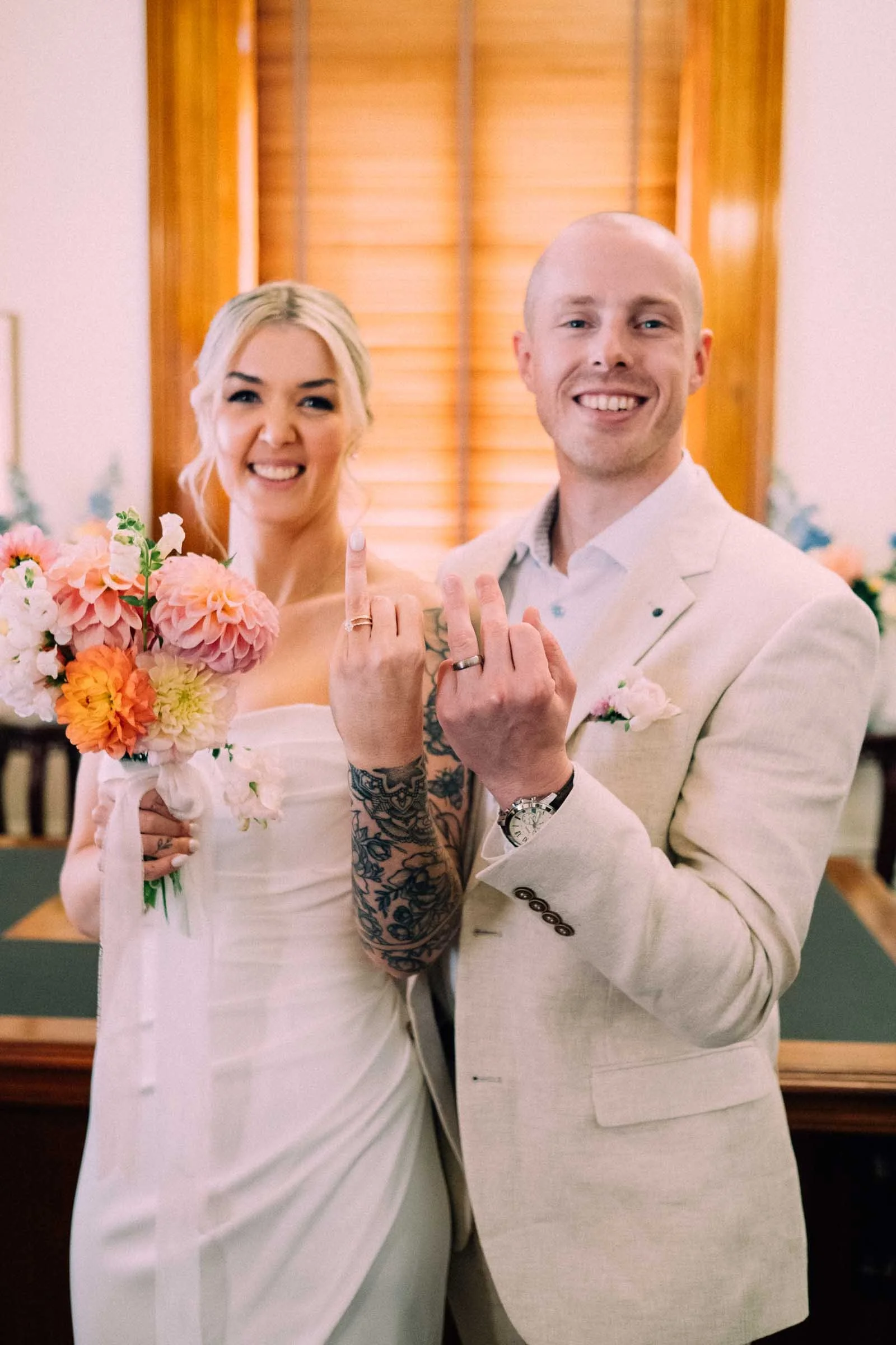 STEFF AND JAMES MELBOURNE CBD ELOPEMENT