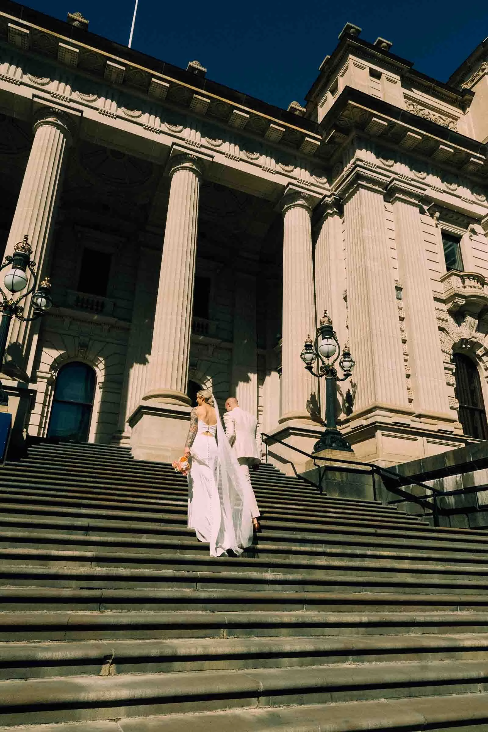 STEFF AND JAMES MELBOURNE CBD ELOPEMENT