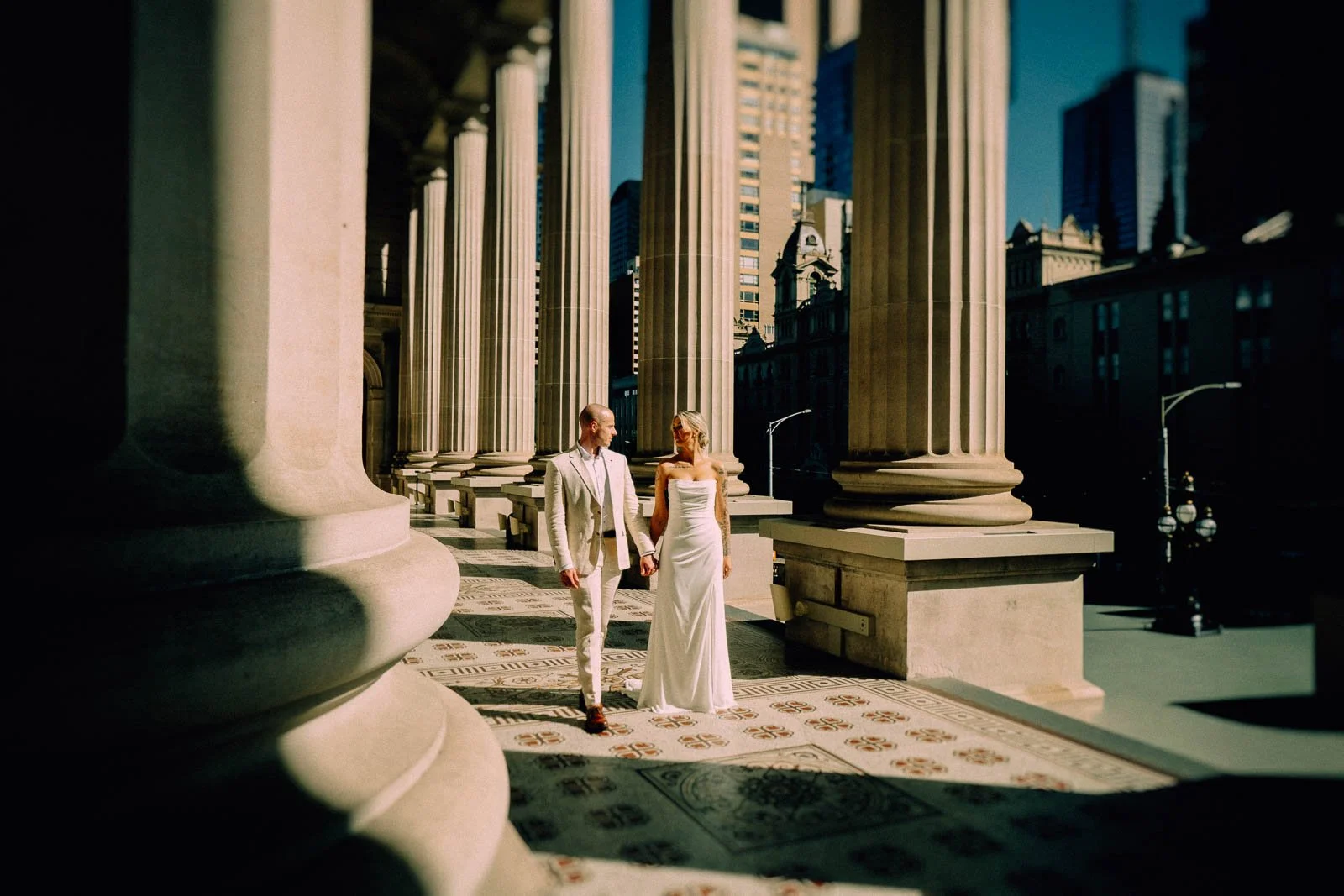 STEFF AND JAMES MELBOURNE CBD ELOPEMENT